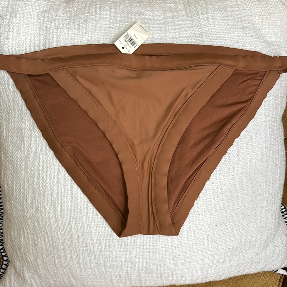 NWT Aerie Side Cut Out Band Bikini Bottoms